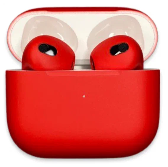 Беспроводные наушники Apple AirPods 3 Color, красный матовый