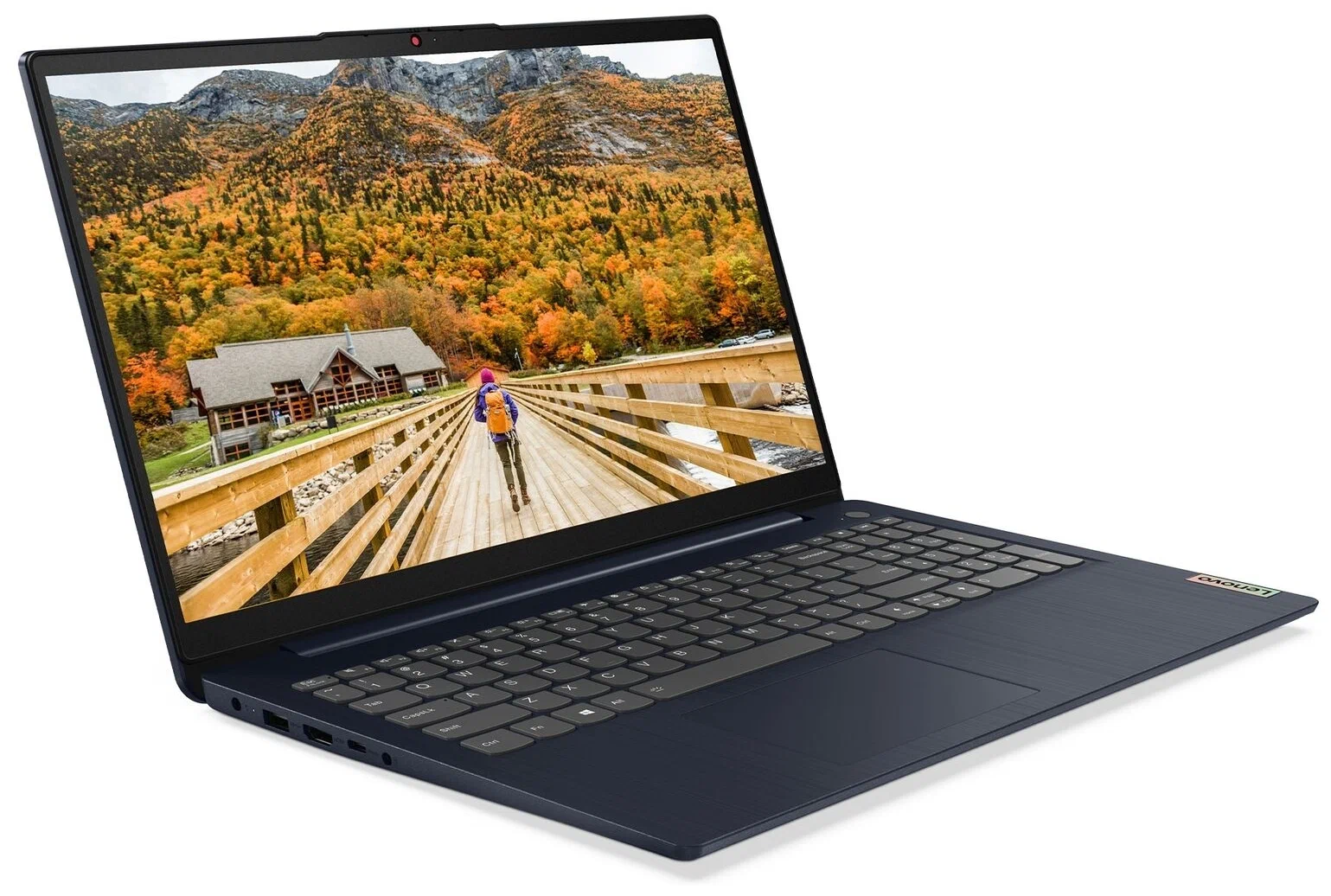 14" Ноутбук Lenovo IdeaPad 314ALC6 (1920x1080, AMD Ryzen 3 2.6 ГГц, RAM 8 ГБ, SSD 512 ГБ, без ОС), 82KT002VRK, синий