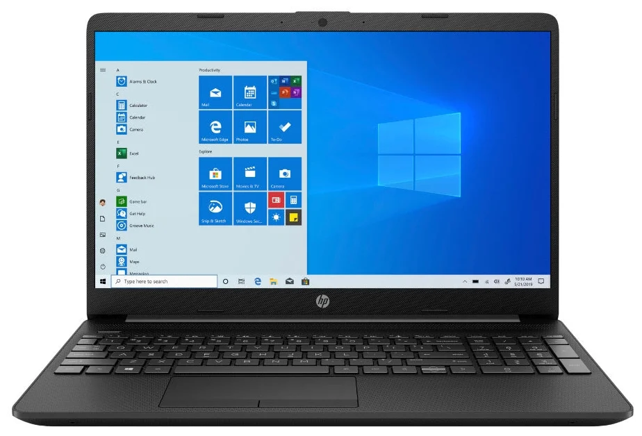 15.6" Ноутбук HP 15-dw3004ur (1920x1080, Intel Core i3 3 ГГц, RAM 4 ГБ, SSD 256 ГБ, Windows 11 Home), 2Y4E8EA, черный