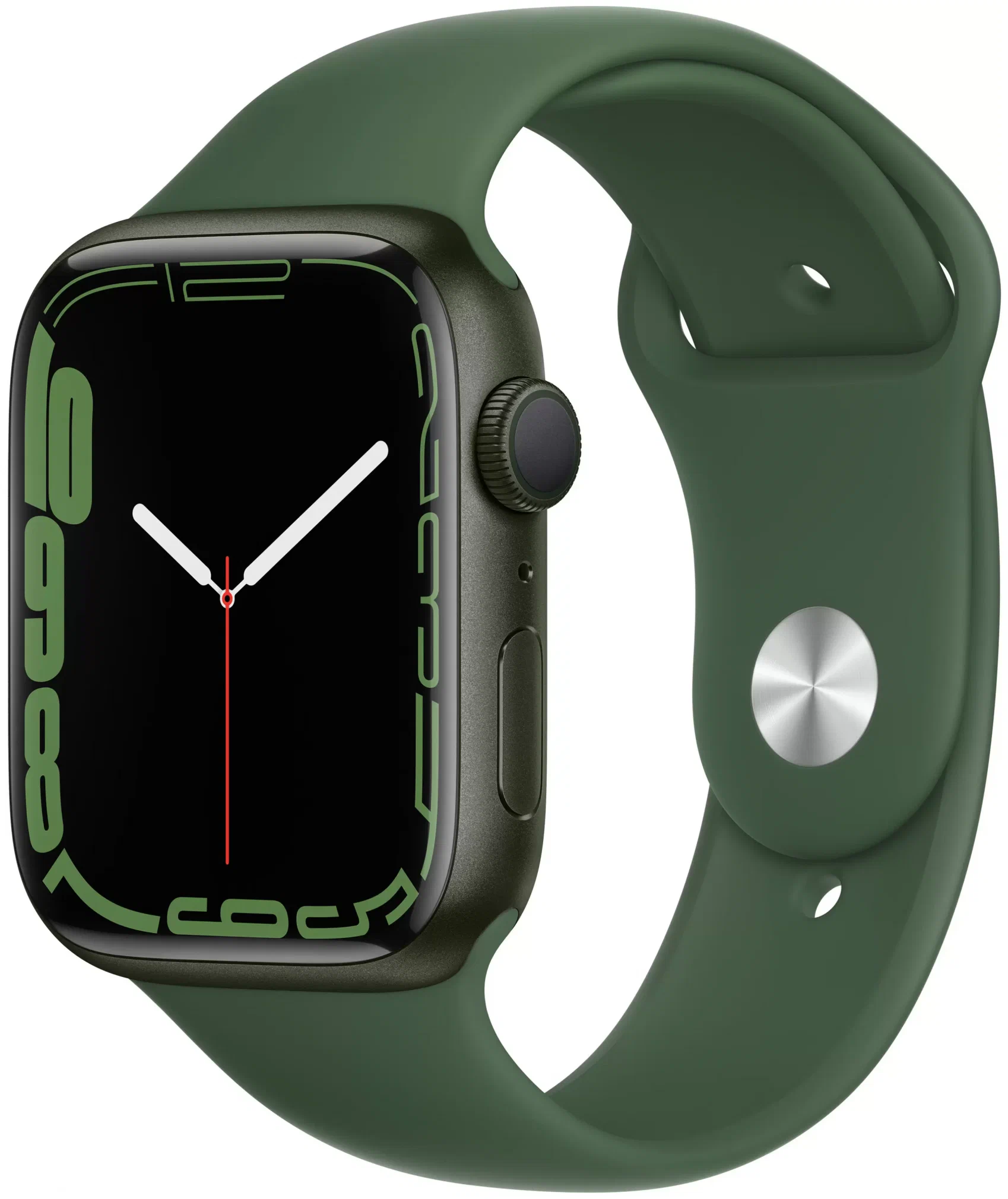 Умные часы Apple Watch Series 7 45 мм Aluminium Case RU, зеленый клевер