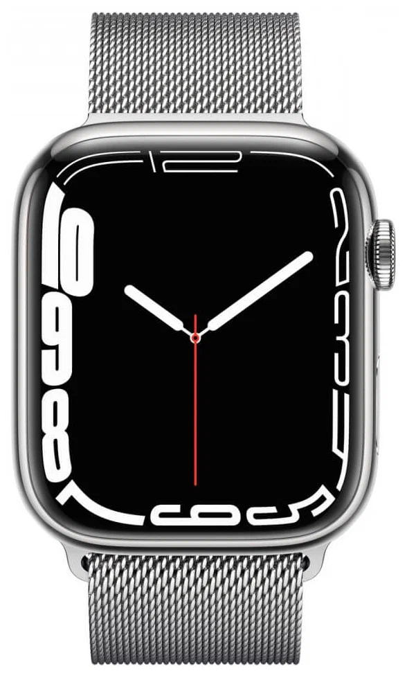 Умные часы Apple Watch Series 7 41 мм Steel Case, серебристый