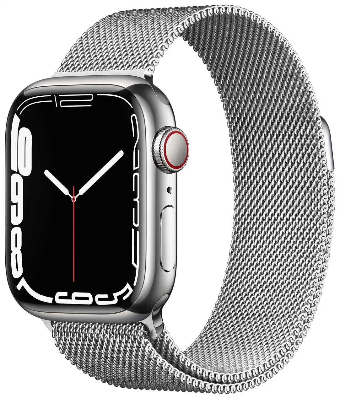 Умные часы Apple Watch Series 7 41 мм Steel Case, серебристый