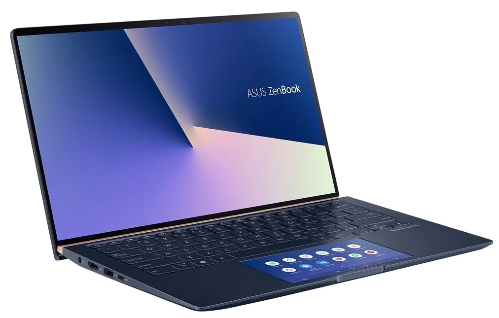 14" Notebook ASUS ZenBook 14 UX434FQ-A6072T (1920x1080, Intel Core i5 1.6 GHz, RAM 8 GB, SSD 512 GB, GeForce MX350, Win10 Home), 90NB0RM1-M00960, blue