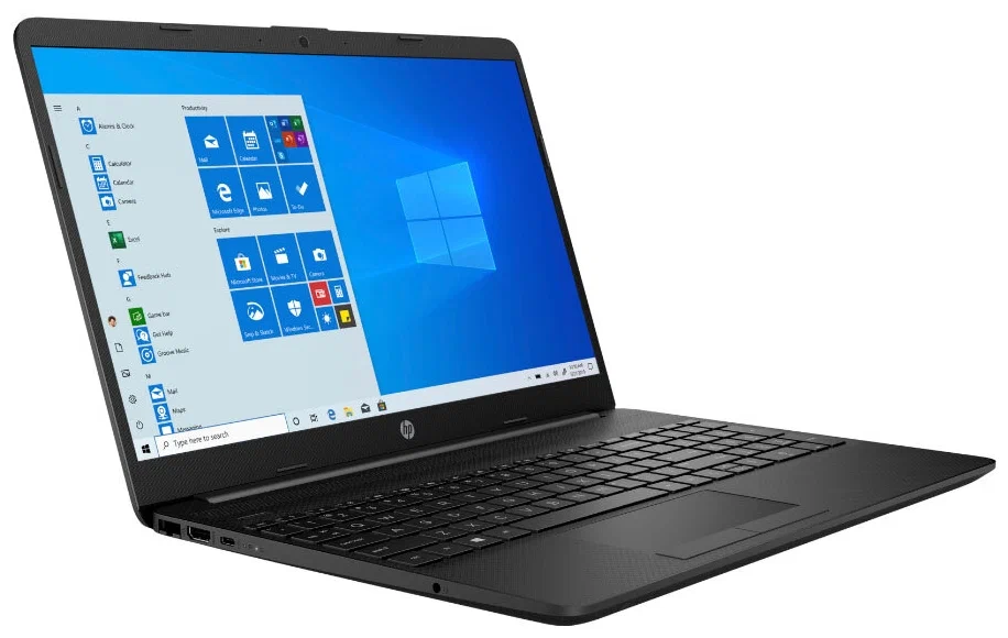 15.6" Notebook HP 15-dw3004ur (1920x1080, Intel Core i3 3 GHz, RAM 4 GB, SSD 256 GB, Windows 11 Home), 2Y4E8EA, black