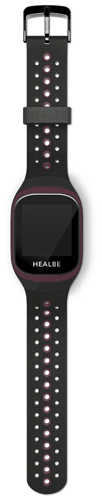 Smart bracelet Healbe GoBe3 Burgundy, maroon